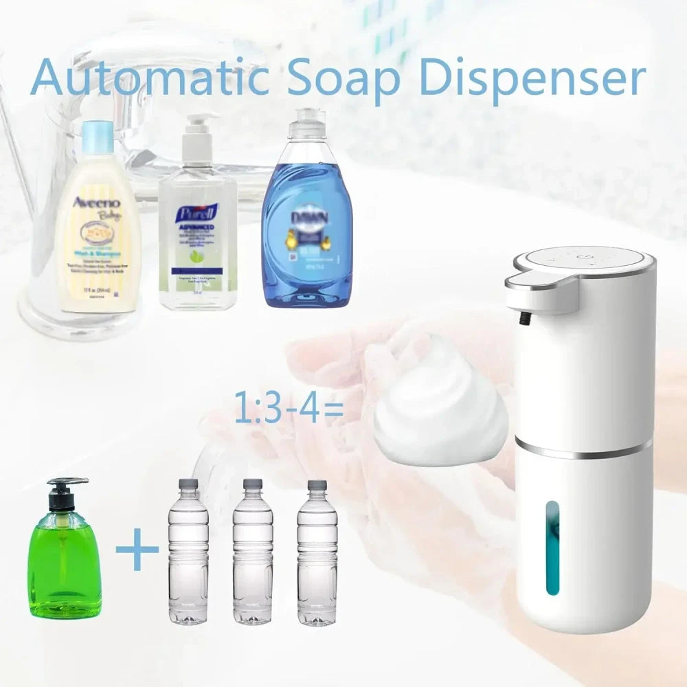 Touch-Free Automatic Soap Dispenser – Rechargeable Motion Sensor Pump for Liquid & Foaming Soap