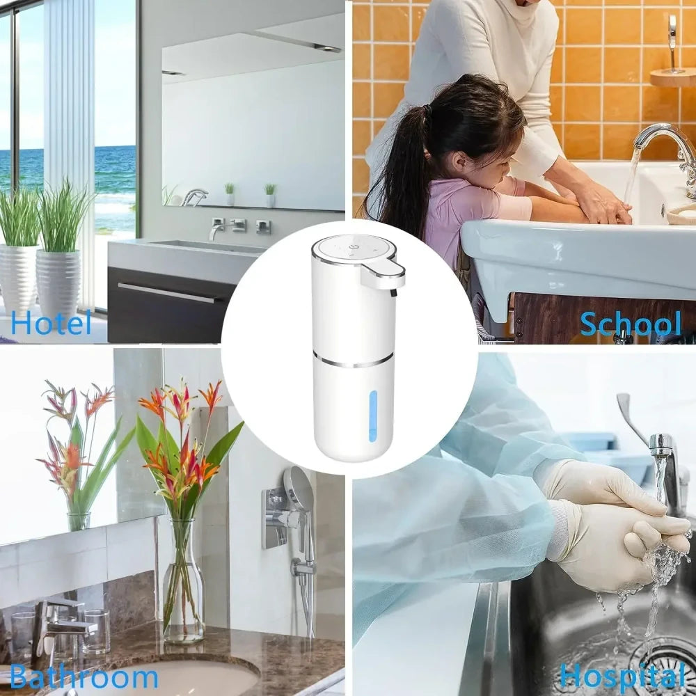 Touch-Free Automatic Soap Dispenser – Rechargeable Motion Sensor Pump for Liquid & Foaming Soap