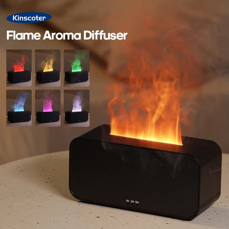 Aroma Diffuser Flame Air Humidifier