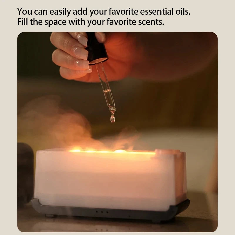 Aroma Diffuser Flame Air Humidifier