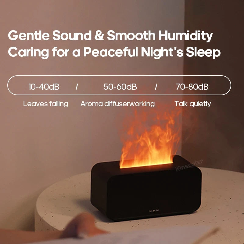 Aroma Diffuser Flame Air Humidifier