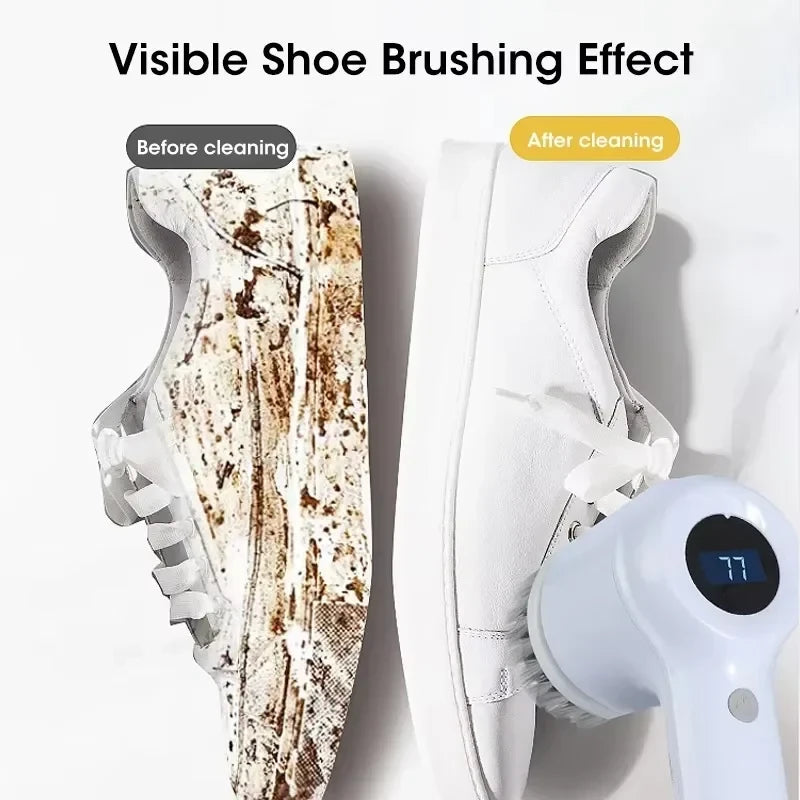 Cordless Electric Spin Scrubber – Handheld Cleaning Brush