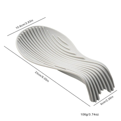 Silicone Spoon Rest – Heat Resistant Spoon Holder for Kitchen Counter & Stove Top