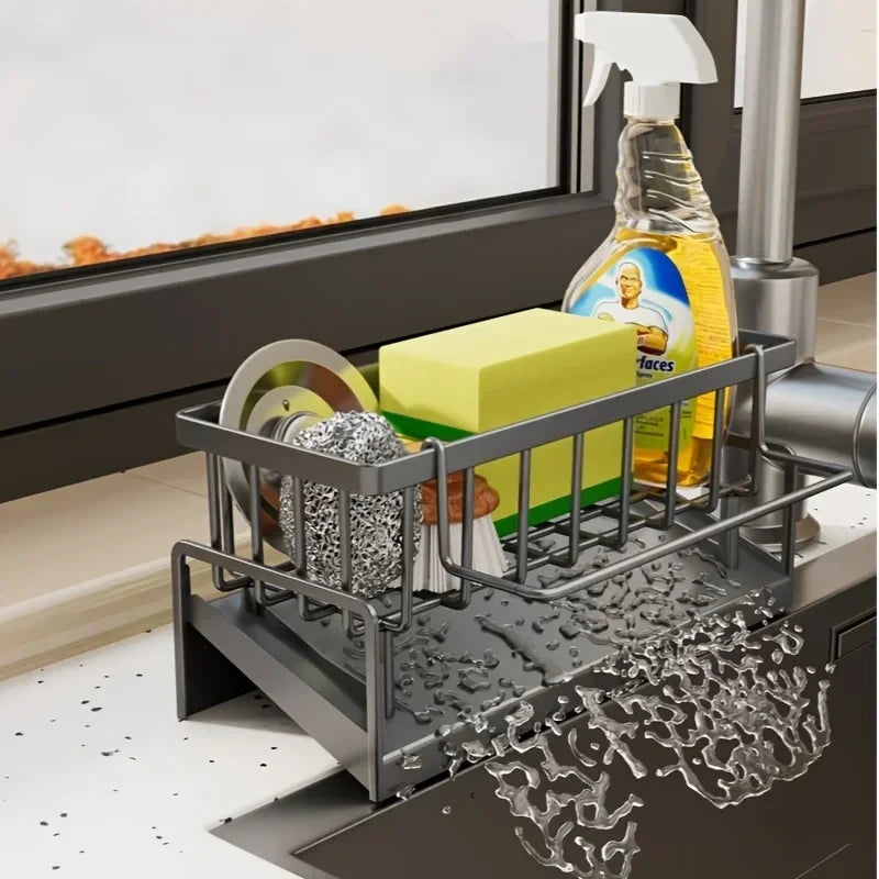 Sink Organizer Multi-Use Sponge Soap Holder