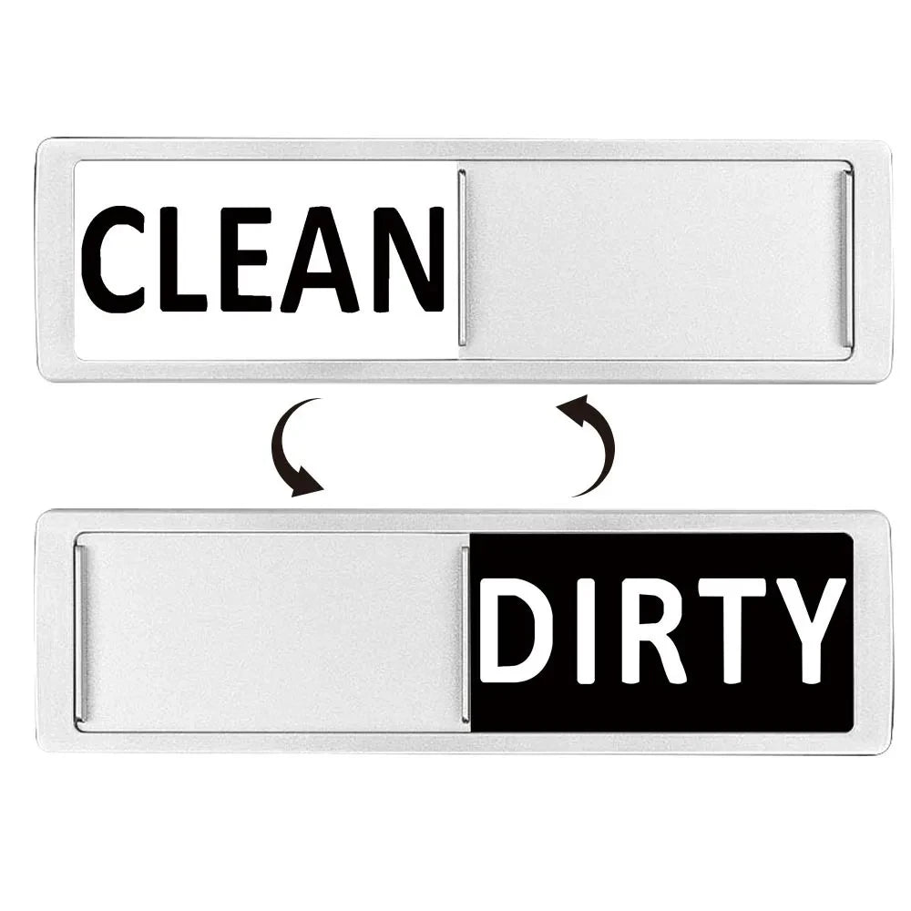 Dishwasher Magnet Clean Dirty Sign – Sliding Clean Dirty Dishwasher Magnet
