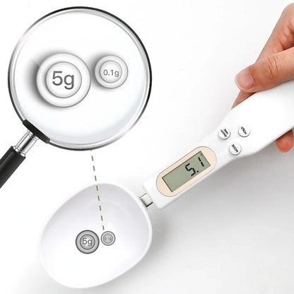 Digital Measuring Spoon Scale – Electronic Kitchen Food Scale (0.1g Precision)