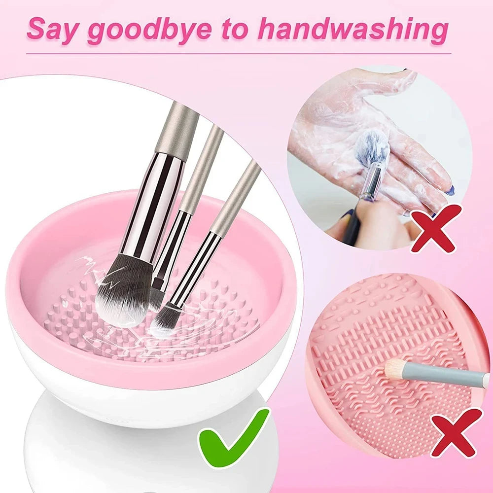Automatic Makeup Brush Cleaner