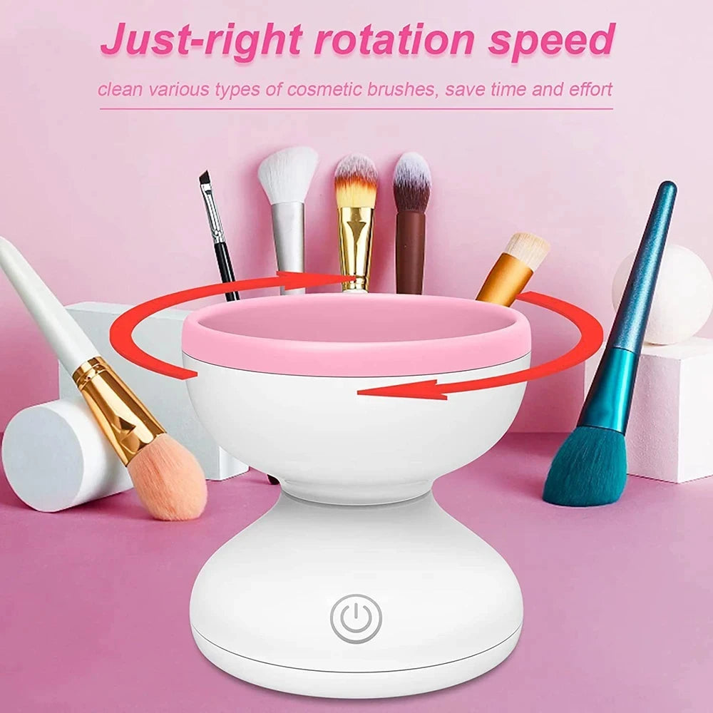 Automatic Makeup Brush Cleaner