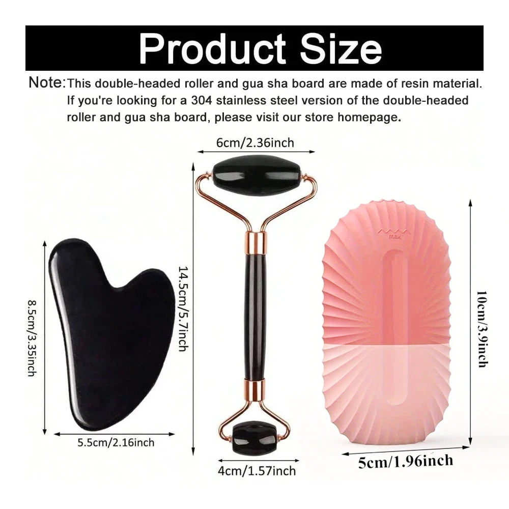 GlowChill Ice Roller Facial Set