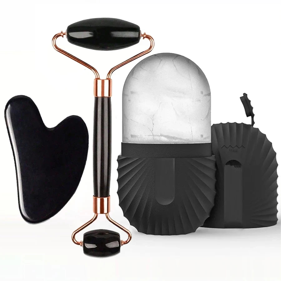 GlowChill Ice Roller Facial Set
