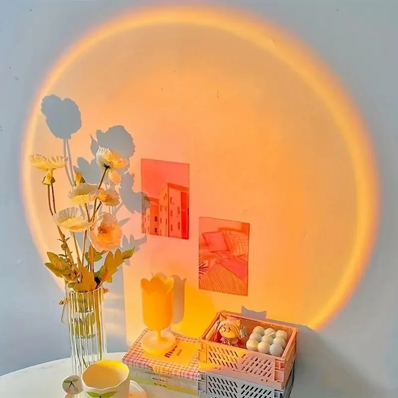 USB Sunset Projection Light