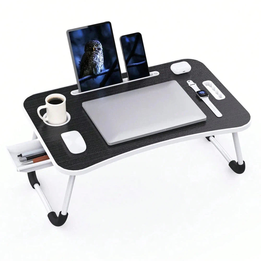 Foldable Laptop Lap Desk with Storage