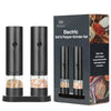 Electric Salt and Pepper Grinder Set – Automatic Rechargeable Pepper Mills with Adjustable Coarseness