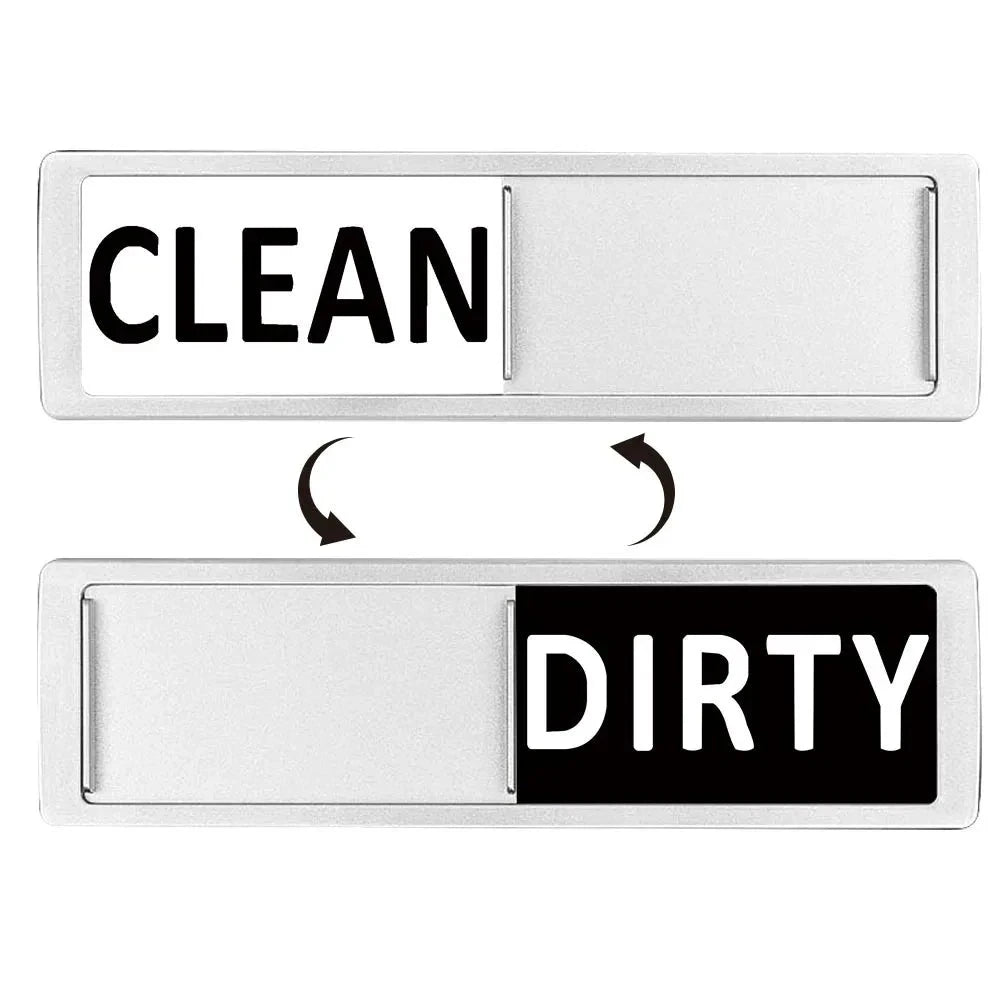 Dishwasher Magnet Clean Dirty Sign – Sliding Clean Dirty Dishwasher Magnet