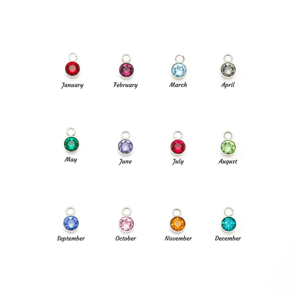 Personalized Birthstone Name Necklace