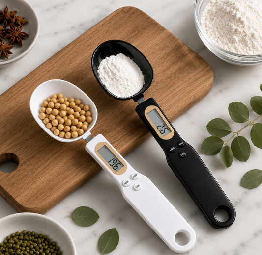 Digital Measuring Spoon Scale – Electronic Kitchen Food Scale (0.1g Precision)