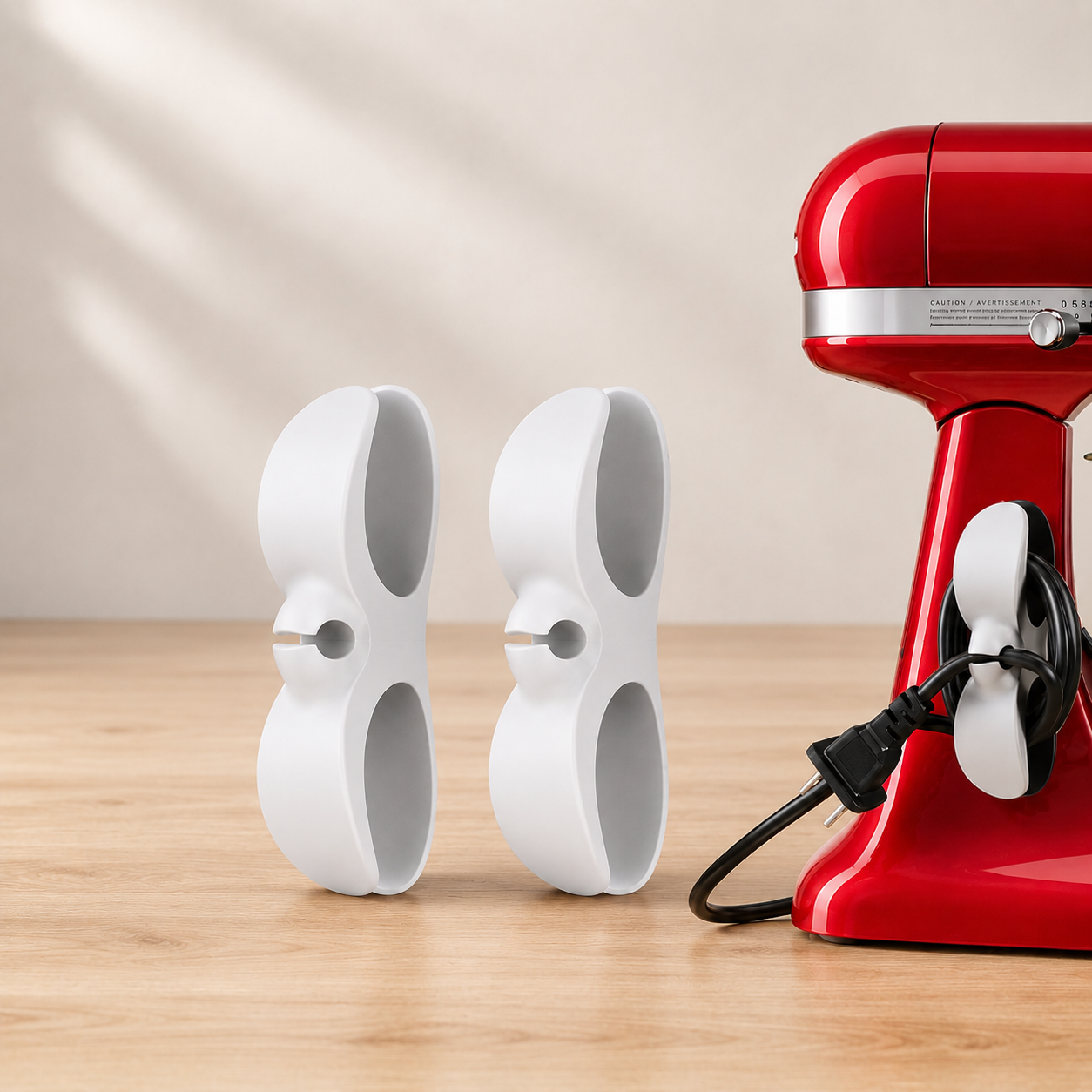 Appliance Cord Organizer – Stick-On Cord Winder for Kitchen Appliances