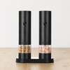Electric Salt and Pepper Grinder Set – Automatic Rechargeable Pepper Mills with Adjustable Coarseness