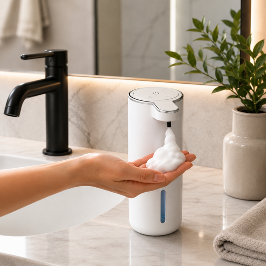 Touch-Free Automatic Soap Dispenser – Rechargeable Motion Sensor Pump for Liquid & Foaming Soap