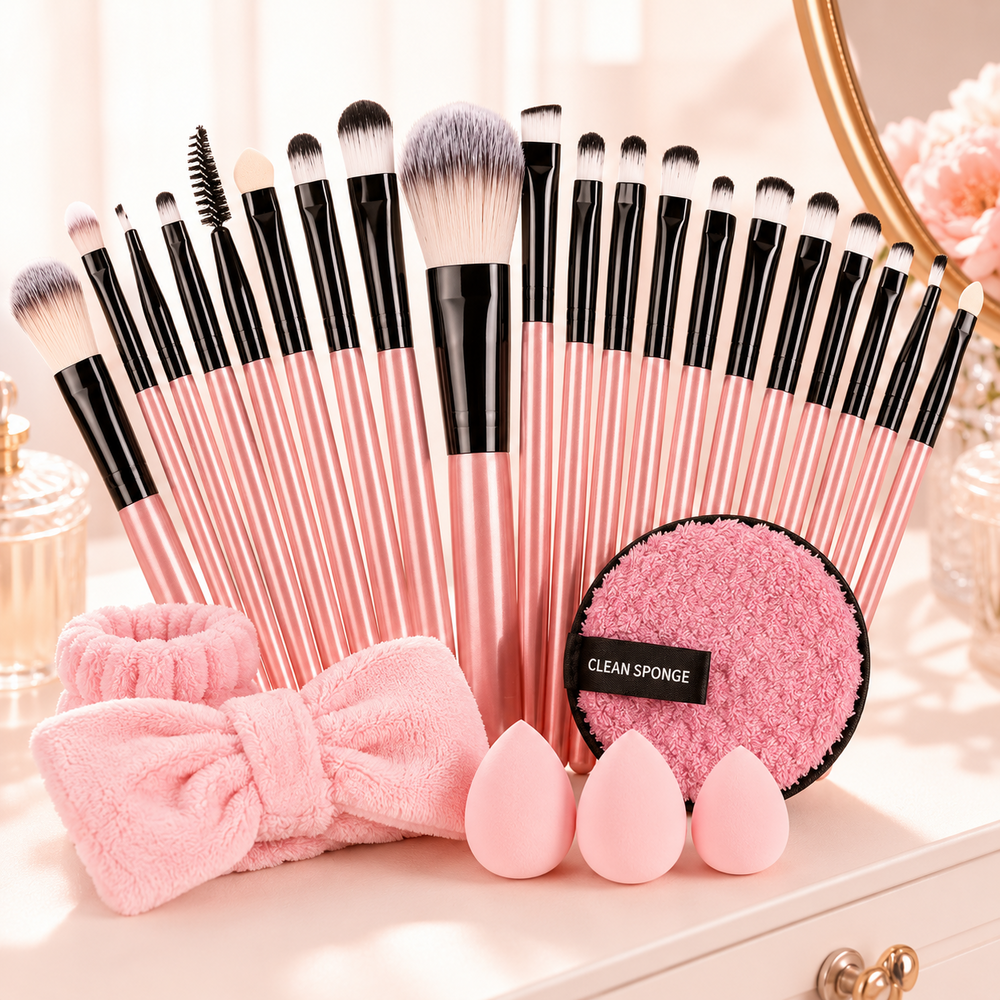 Complete Eye Makeup Brush & Beauty Tool Set