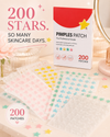 200pcs Star Hydrocolloid Pimple Patches