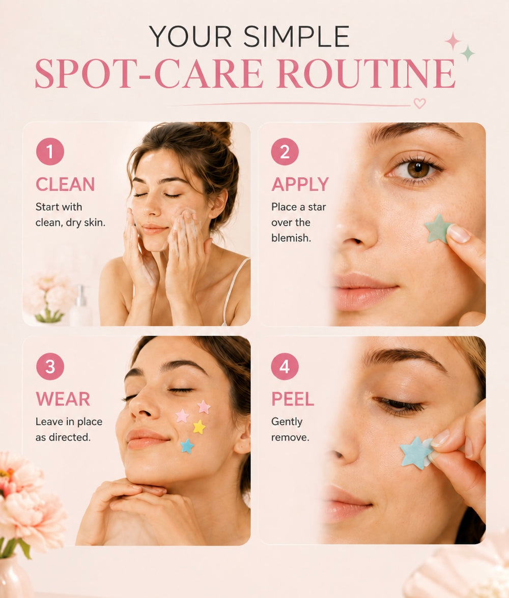 200pcs Star Hydrocolloid Pimple Patches
