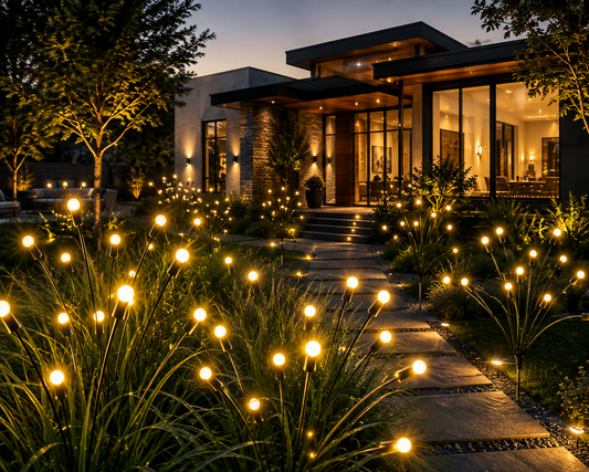 Solar Powered Firefly Garden Lights