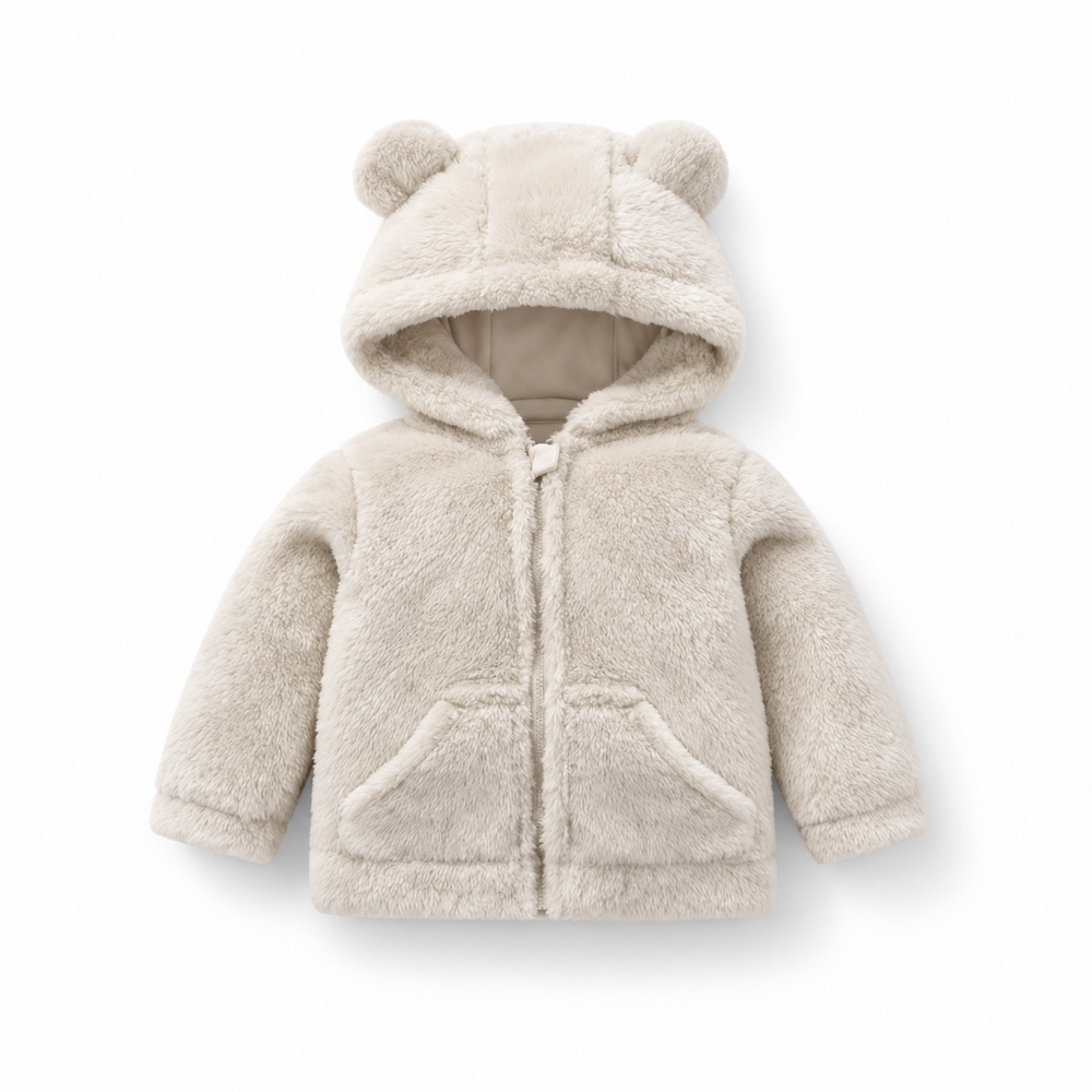 Bear-Ear Teddy Fleece Jacket