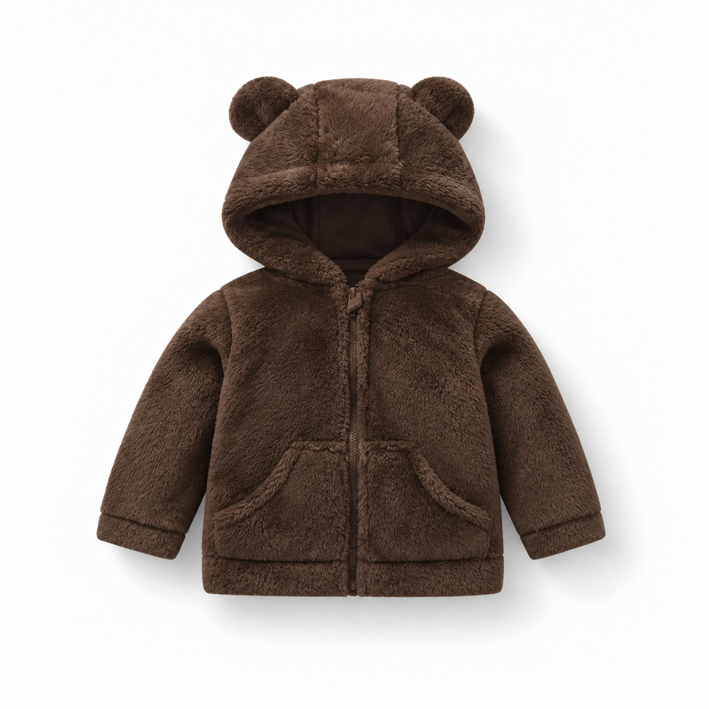Bear-Ear Teddy Fleece Jacket