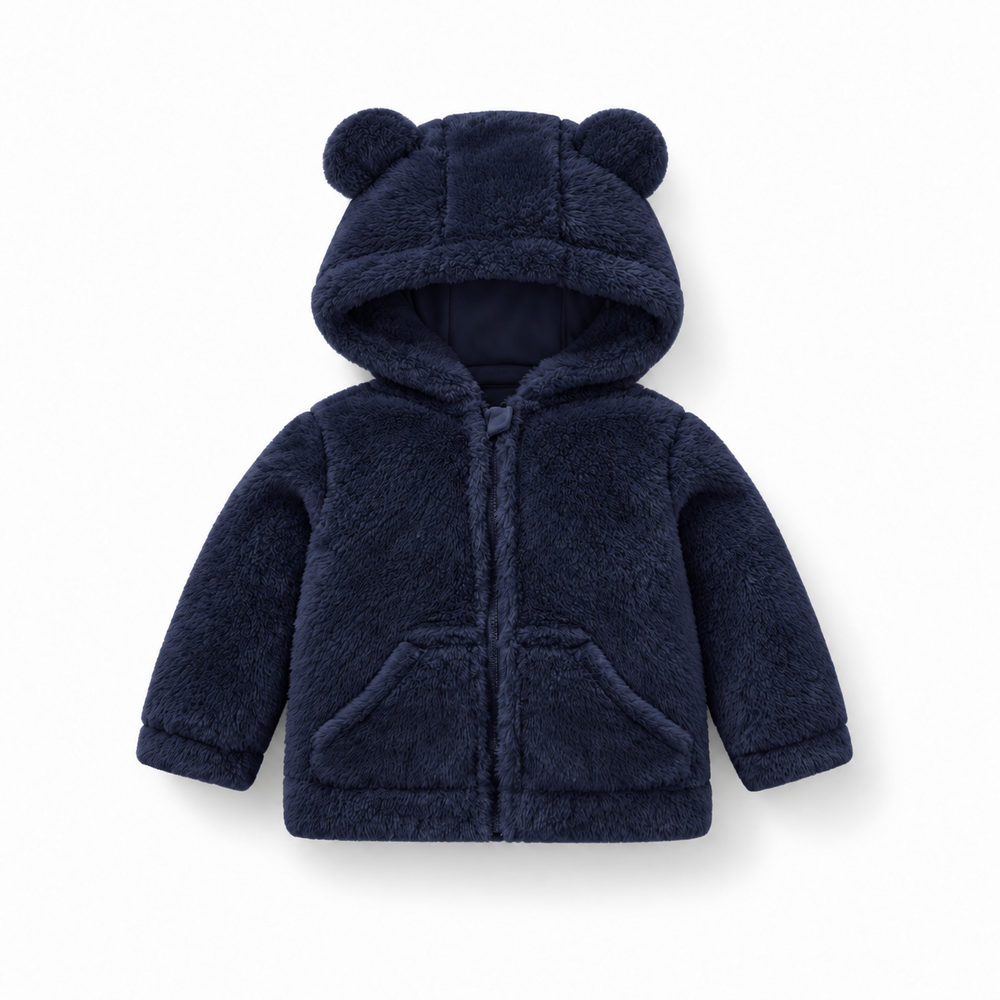 Bear-Ear Teddy Fleece Jacket