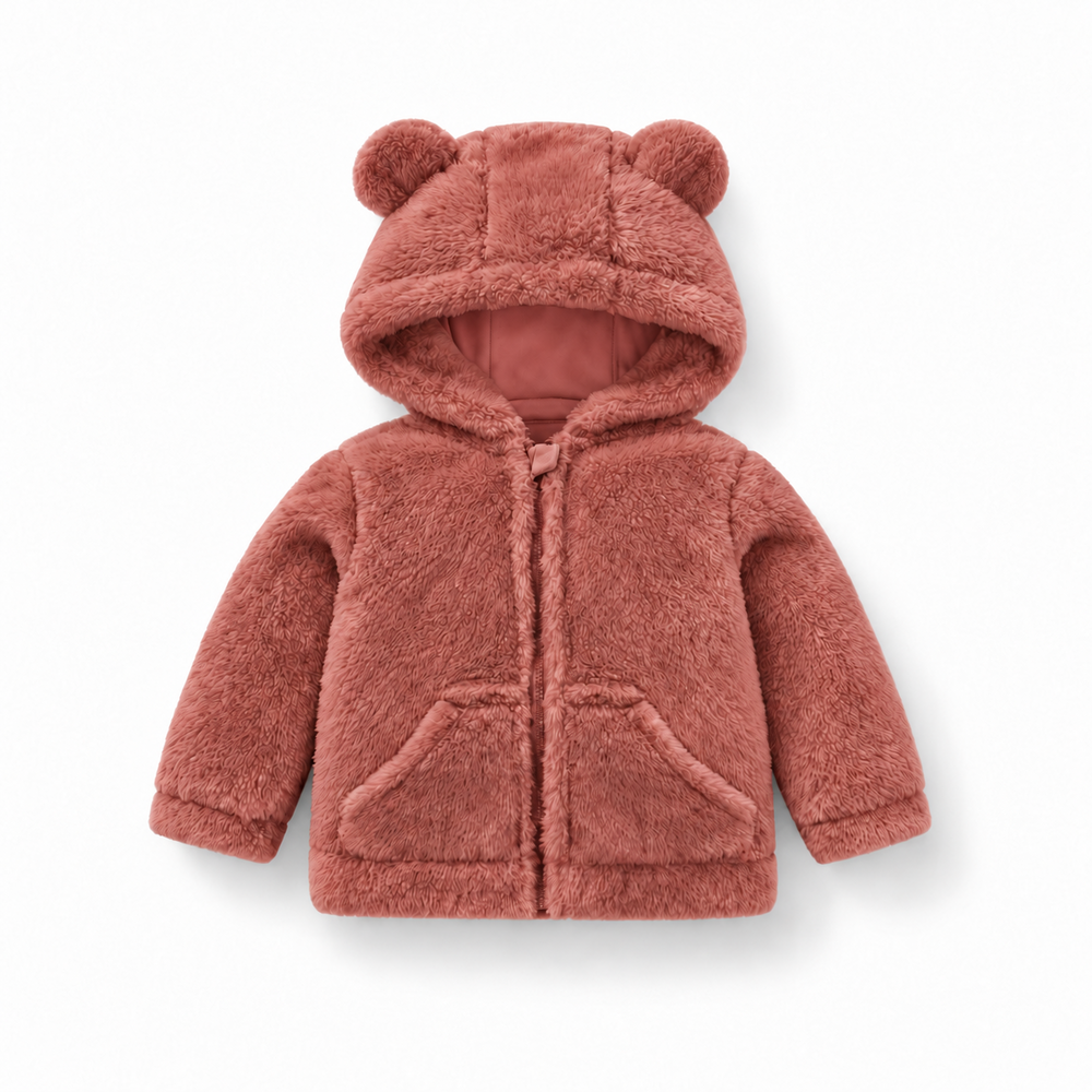 Bear-Ear Teddy Fleece Jacket