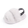 Baby Cozy Faux-Fur Slingback Sandals