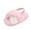 Baby Cozy Faux-Fur Slingback Sandals